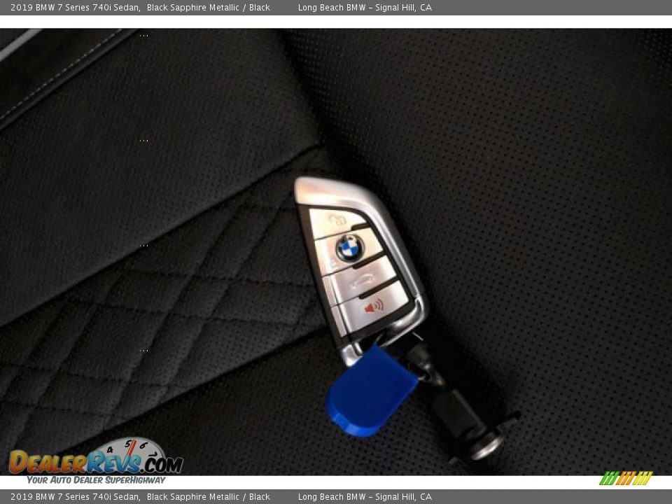 2019 BMW 7 Series 740i Sedan Black Sapphire Metallic / Black Photo #11