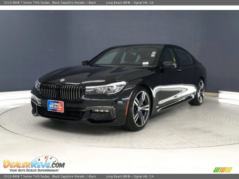 2019 BMW 7 Series 740i Sedan Black Sapphire Metallic / Black Photo #12