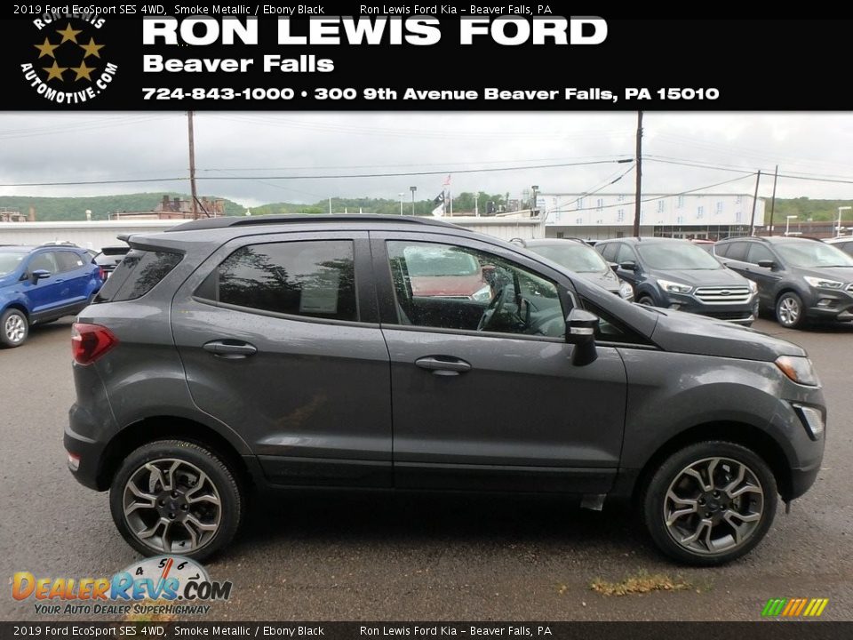 2019 Ford EcoSport SES 4WD Smoke Metallic / Ebony Black Photo #1