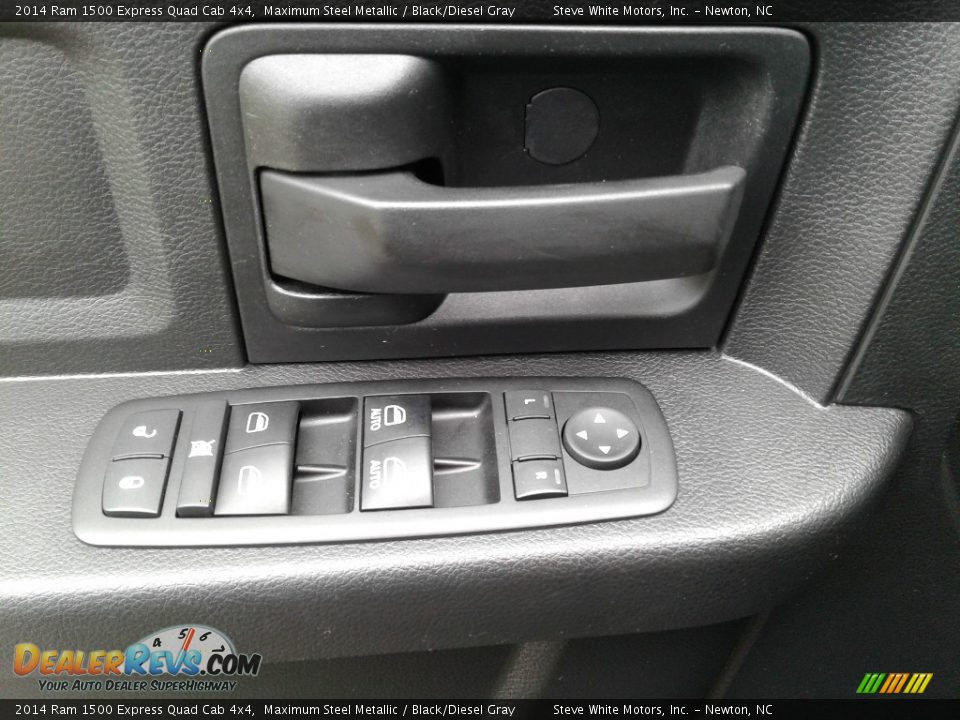 2014 Ram 1500 Express Quad Cab 4x4 Maximum Steel Metallic / Black/Diesel Gray Photo #11