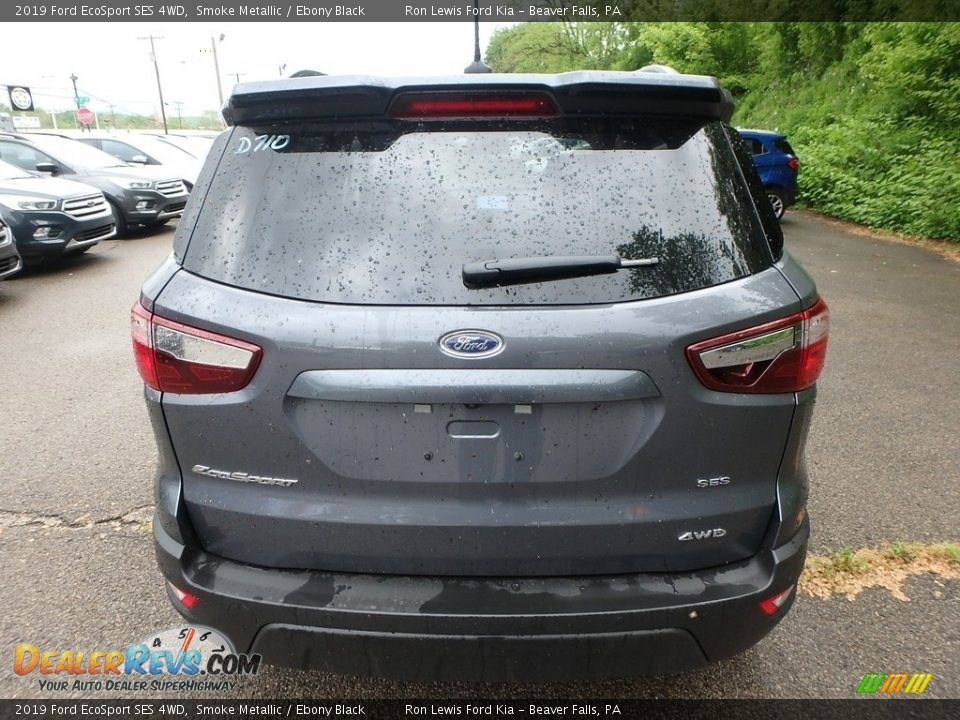 2019 Ford EcoSport SES 4WD Smoke Metallic / Ebony Black Photo #4