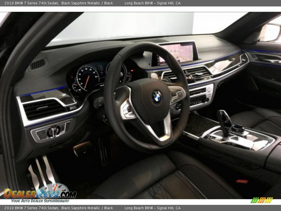 2019 BMW 7 Series 740i Sedan Black Sapphire Metallic / Black Photo #17