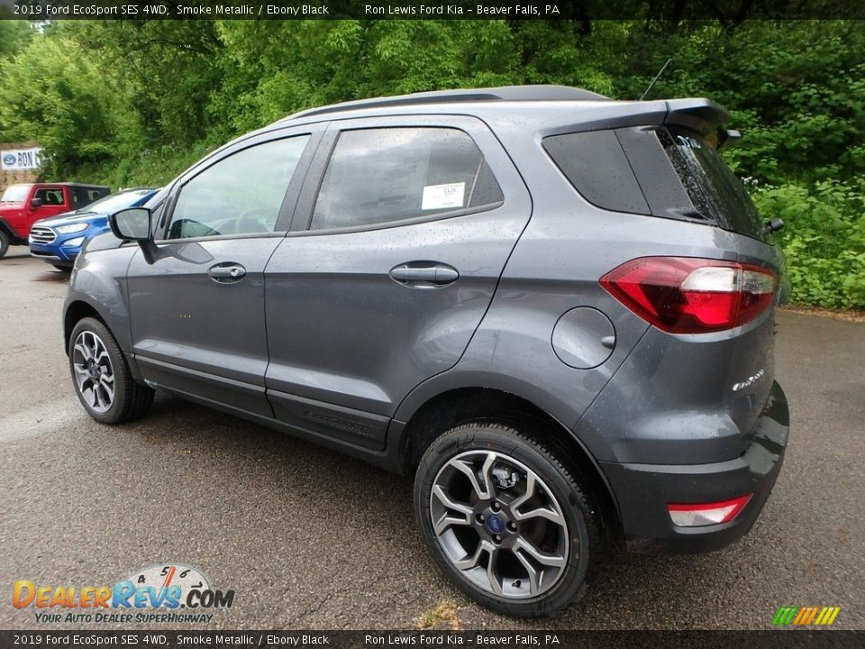 2019 Ford EcoSport SES 4WD Smoke Metallic / Ebony Black Photo #5