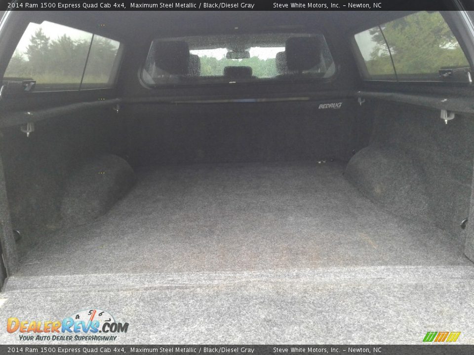 2014 Ram 1500 Express Quad Cab 4x4 Maximum Steel Metallic / Black/Diesel Gray Photo #14