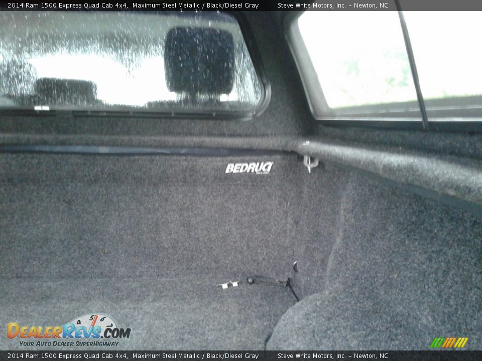 2014 Ram 1500 Express Quad Cab 4x4 Maximum Steel Metallic / Black/Diesel Gray Photo #15