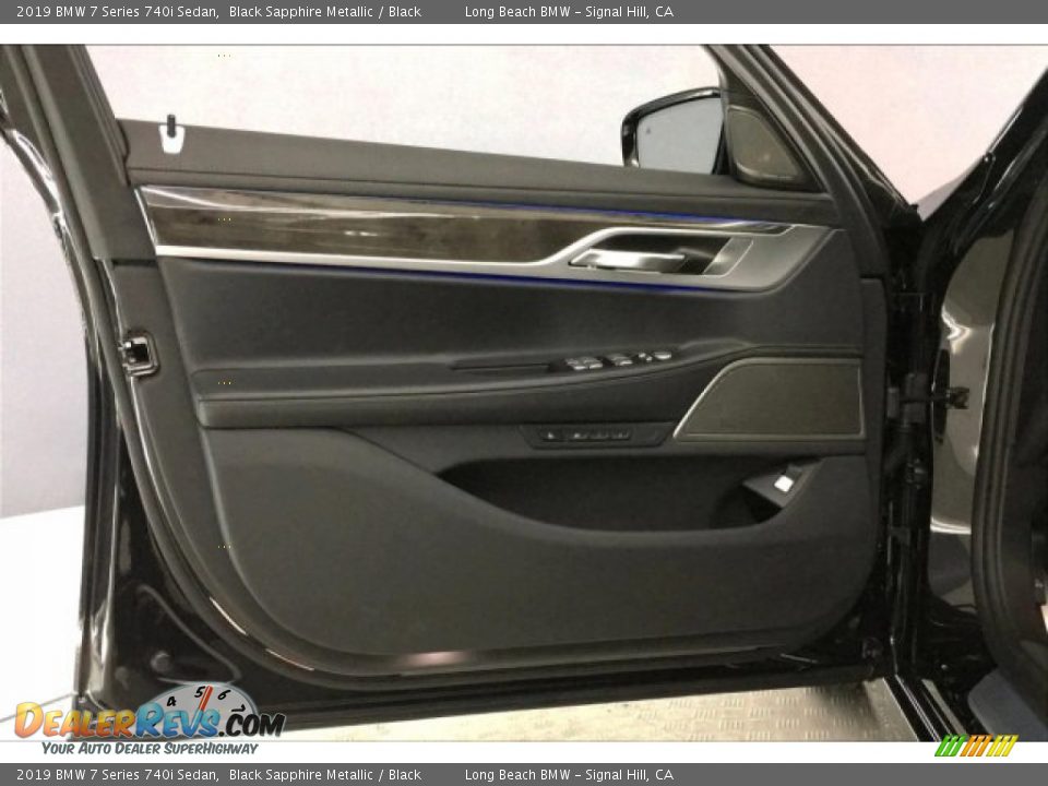 2019 BMW 7 Series 740i Sedan Black Sapphire Metallic / Black Photo #21