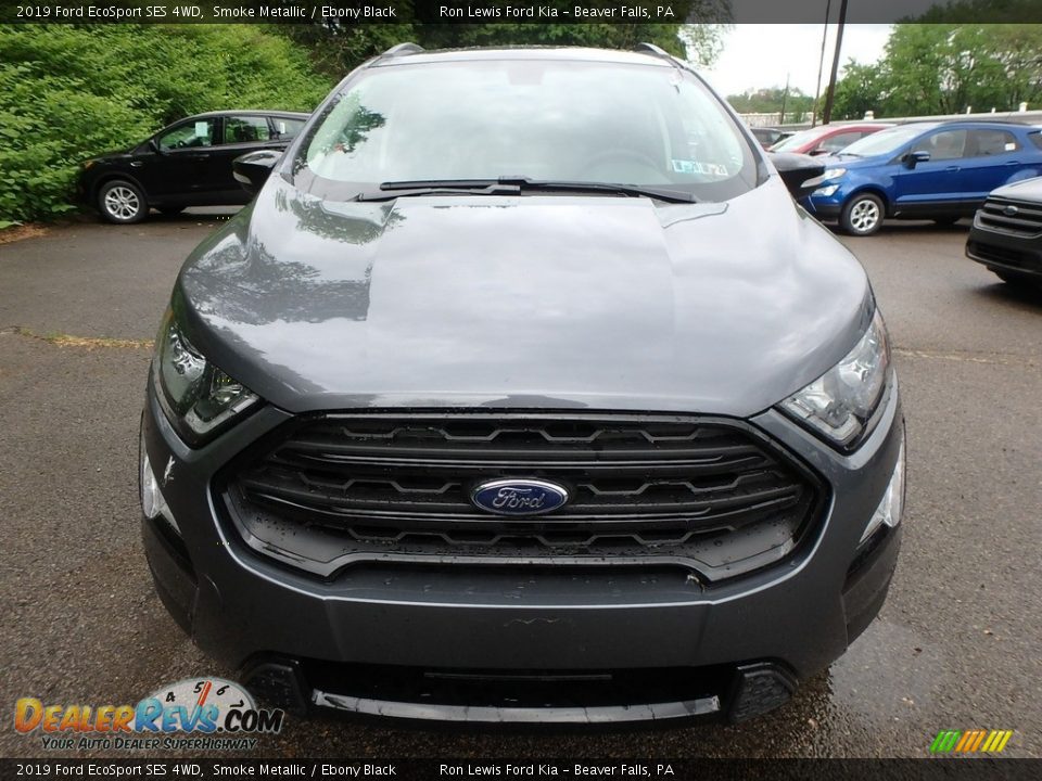 2019 Ford EcoSport SES 4WD Smoke Metallic / Ebony Black Photo #8
