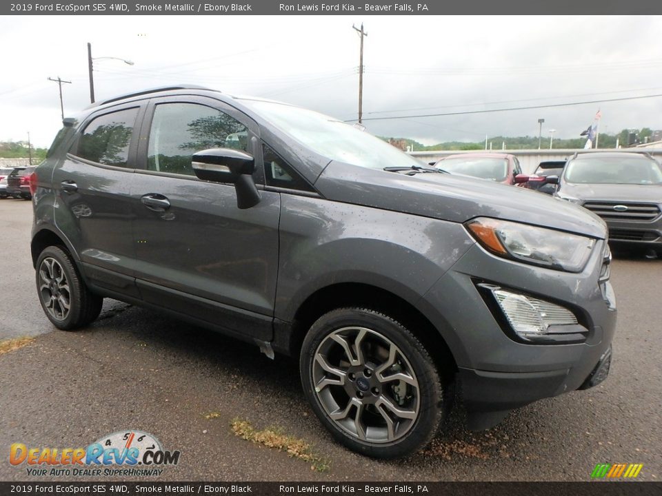 2019 Ford EcoSport SES 4WD Smoke Metallic / Ebony Black Photo #9