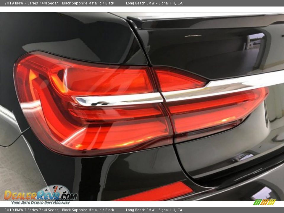 2019 BMW 7 Series 740i Sedan Black Sapphire Metallic / Black Photo #22