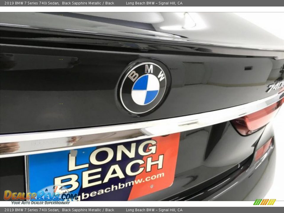 2019 BMW 7 Series 740i Sedan Black Sapphire Metallic / Black Photo #23