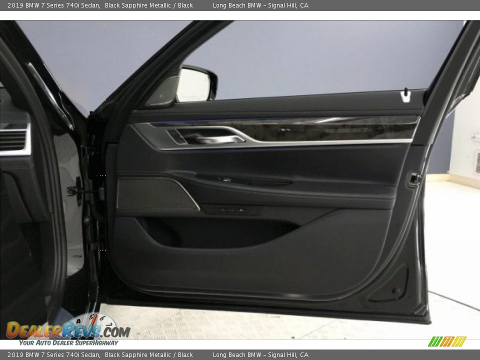 2019 BMW 7 Series 740i Sedan Black Sapphire Metallic / Black Photo #26