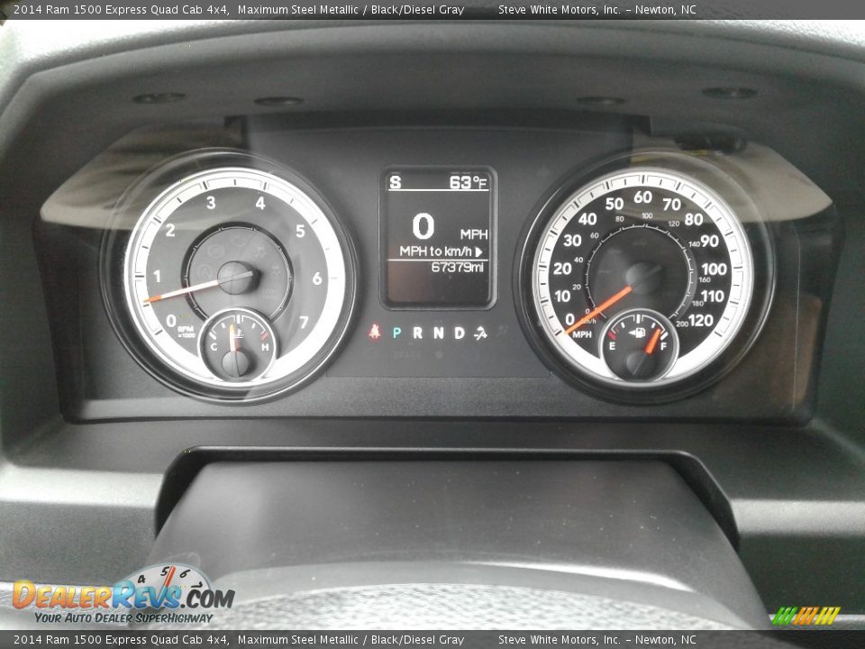 2014 Ram 1500 Express Quad Cab 4x4 Maximum Steel Metallic / Black/Diesel Gray Photo #20