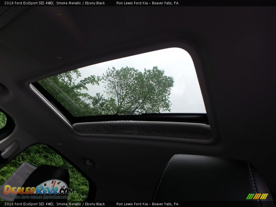 2019 Ford EcoSport SES 4WD Smoke Metallic / Ebony Black Photo #17