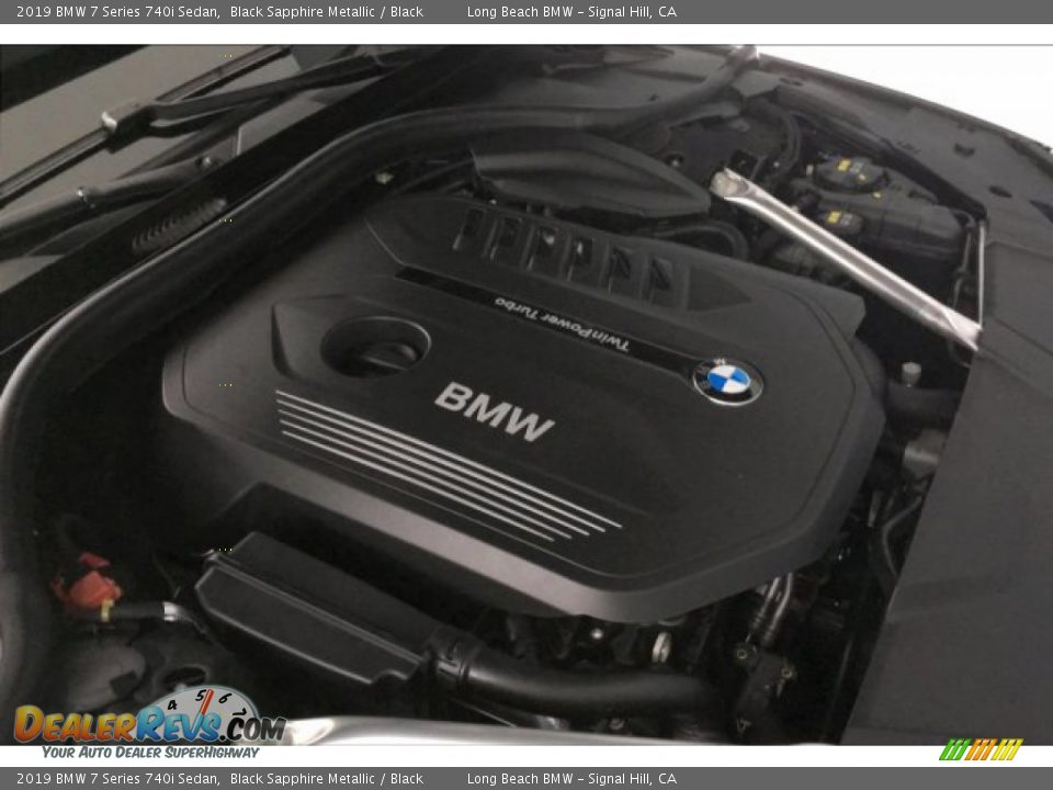 2019 BMW 7 Series 740i Sedan Black Sapphire Metallic / Black Photo #27