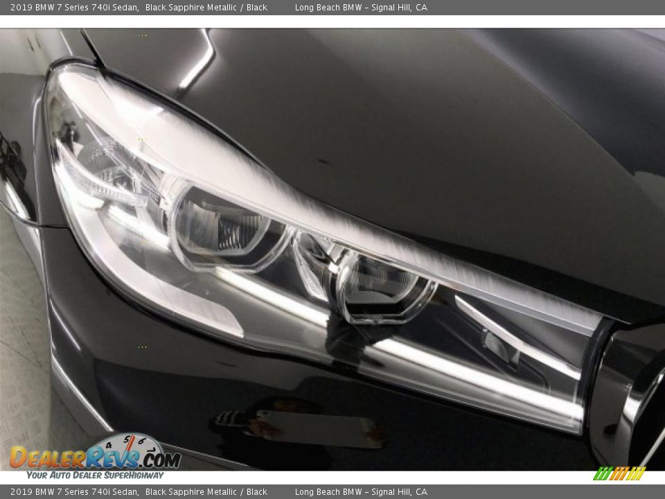 2019 BMW 7 Series 740i Sedan Black Sapphire Metallic / Black Photo #28