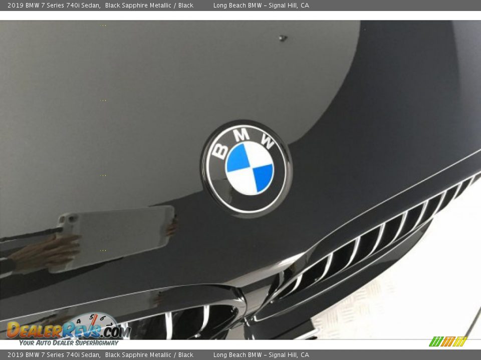 2019 BMW 7 Series 740i Sedan Black Sapphire Metallic / Black Photo #29