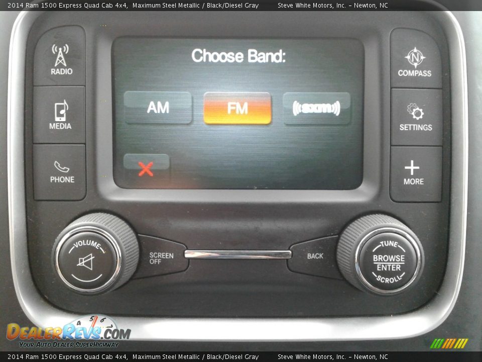 2014 Ram 1500 Express Quad Cab 4x4 Maximum Steel Metallic / Black/Diesel Gray Photo #22