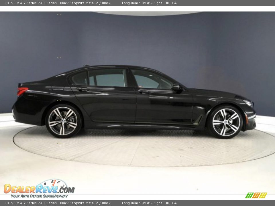 2019 BMW 7 Series 740i Sedan Black Sapphire Metallic / Black Photo #31