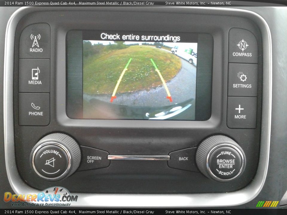 2014 Ram 1500 Express Quad Cab 4x4 Maximum Steel Metallic / Black/Diesel Gray Photo #23