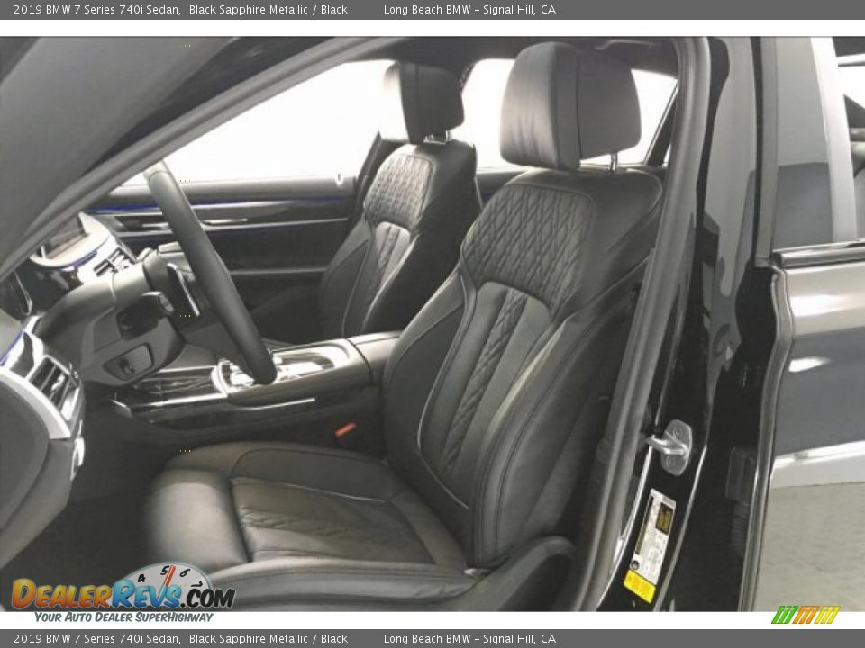 2019 BMW 7 Series 740i Sedan Black Sapphire Metallic / Black Photo #32