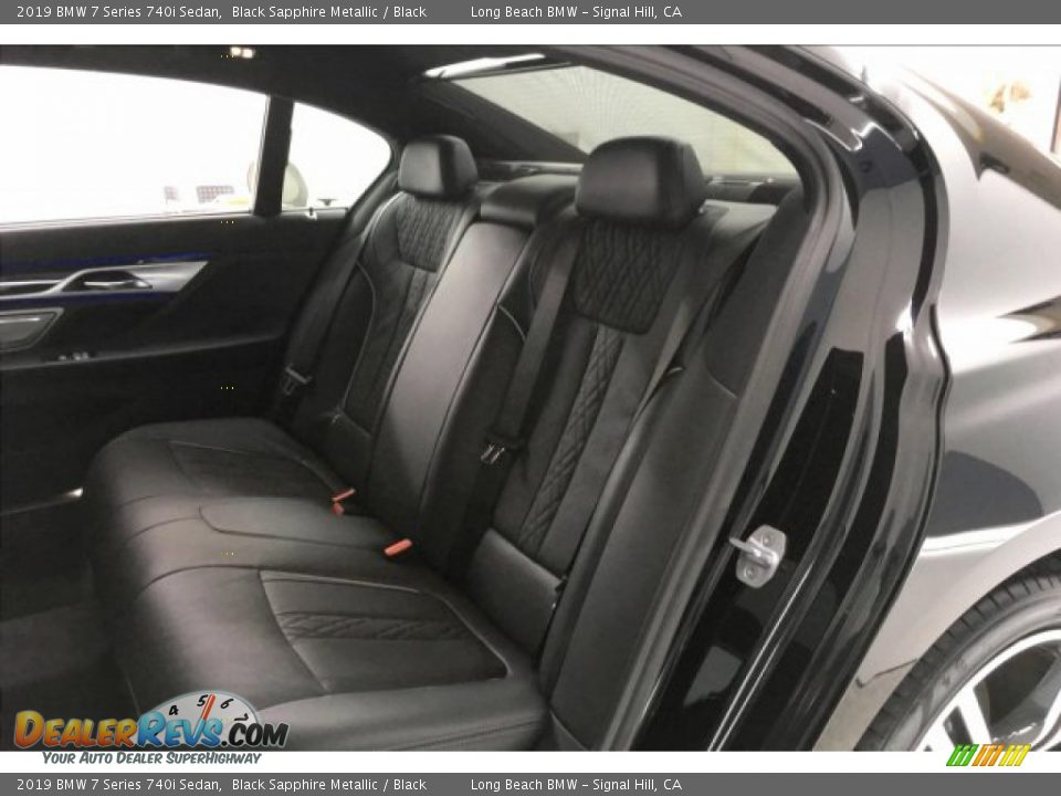 2019 BMW 7 Series 740i Sedan Black Sapphire Metallic / Black Photo #33