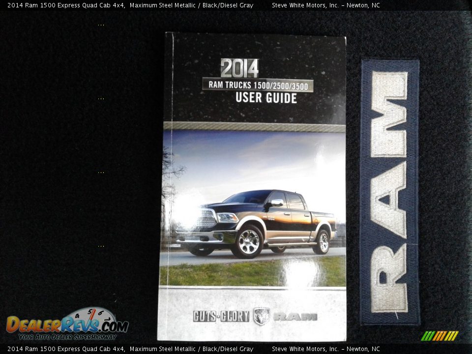 2014 Ram 1500 Express Quad Cab 4x4 Maximum Steel Metallic / Black/Diesel Gray Photo #32