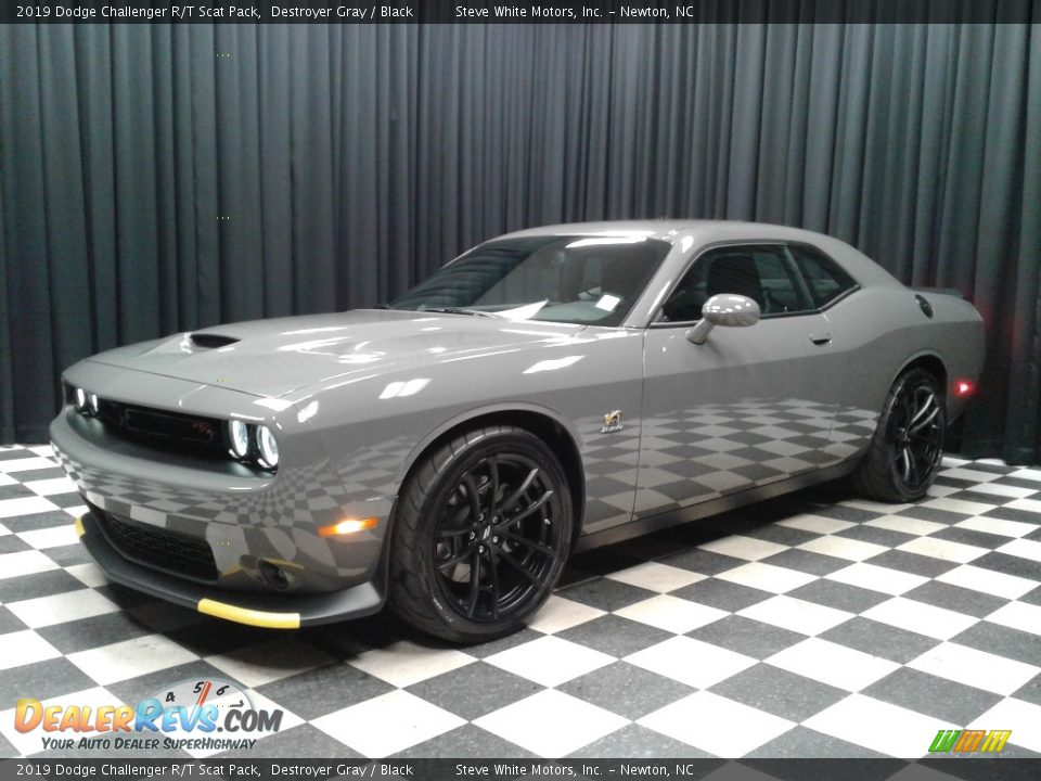 2019 Dodge Challenger R/T Scat Pack Destroyer Gray / Black Photo #2