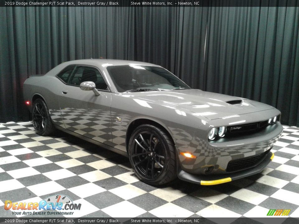 2019 Dodge Challenger R/T Scat Pack Destroyer Gray / Black Photo #4