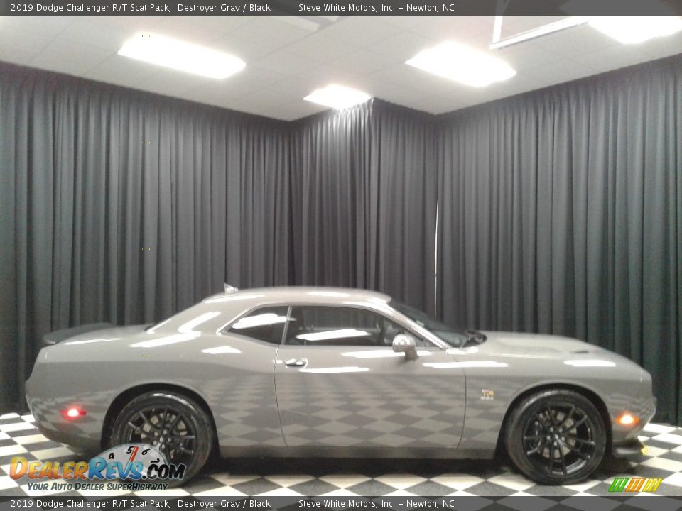 2019 Dodge Challenger R/T Scat Pack Destroyer Gray / Black Photo #5