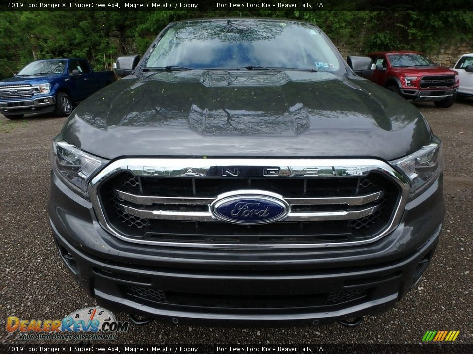 2019 Ford Ranger XLT SuperCrew 4x4 Magnetic Metallic / Ebony Photo #7