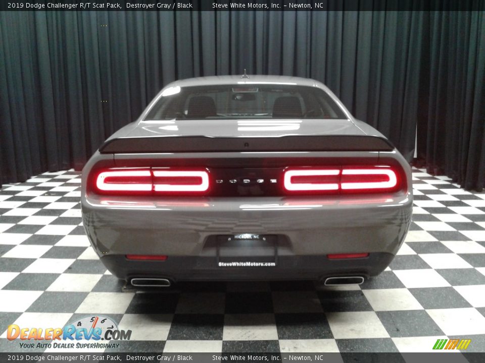 2019 Dodge Challenger R/T Scat Pack Destroyer Gray / Black Photo #7