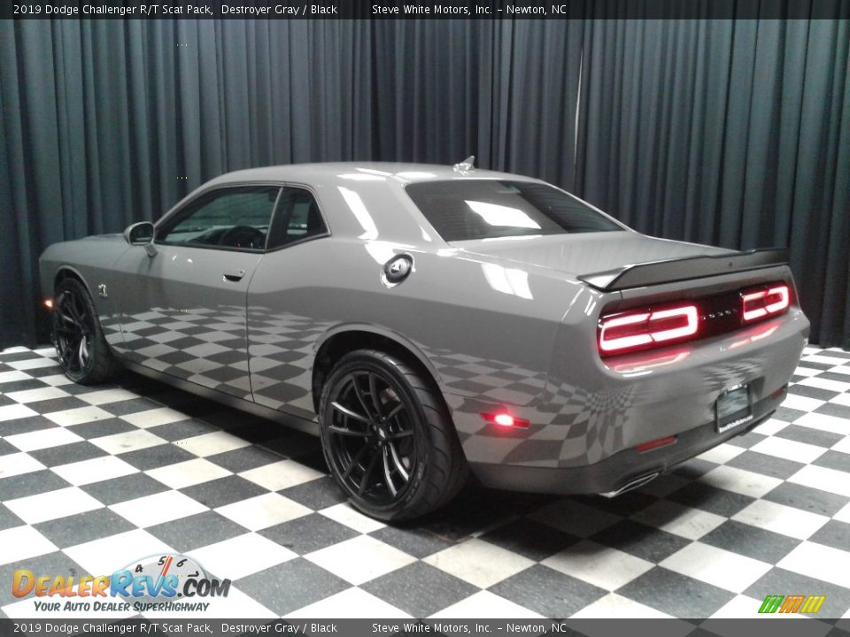 2019 Dodge Challenger R/T Scat Pack Destroyer Gray / Black Photo #8
