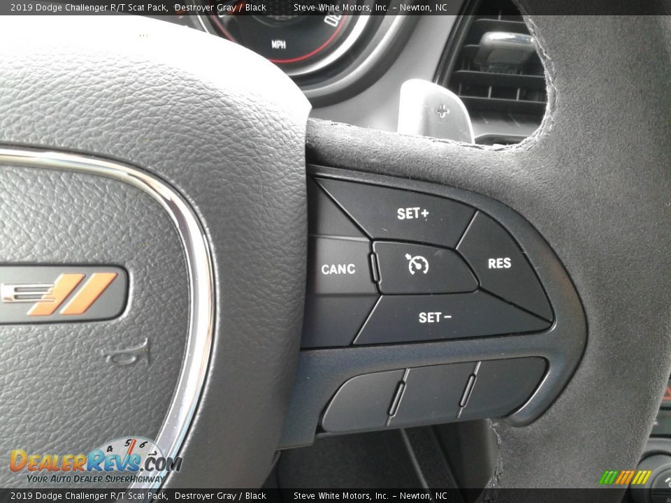 2019 Dodge Challenger R/T Scat Pack Destroyer Gray / Black Photo #17