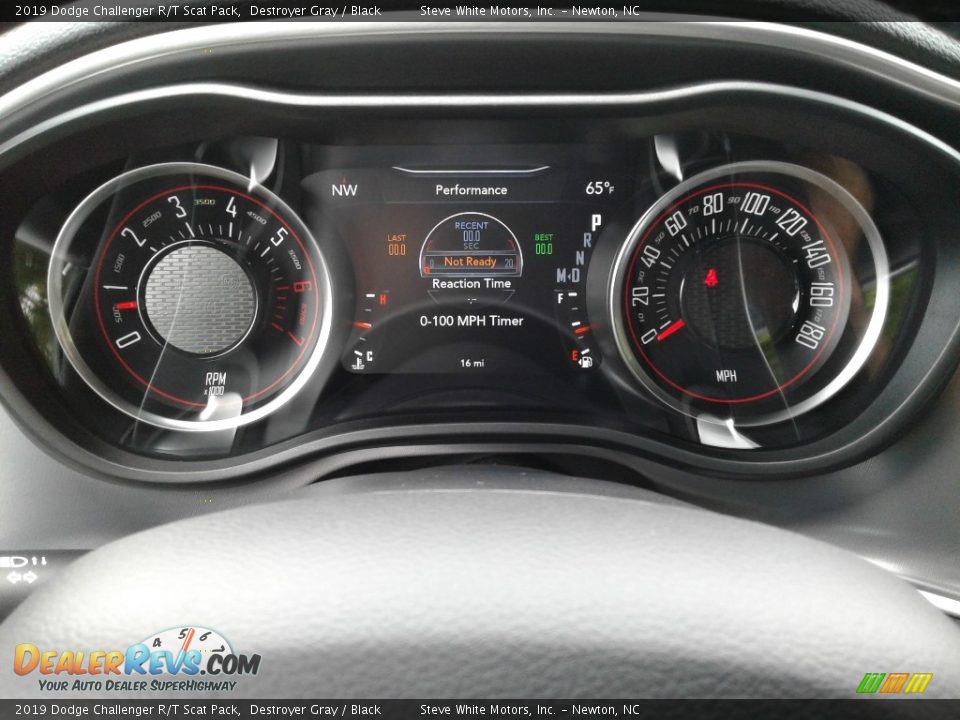 2019 Dodge Challenger R/T Scat Pack Destroyer Gray / Black Photo #18