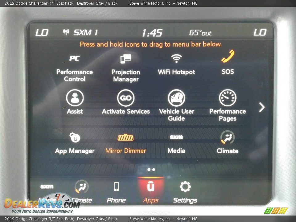 2019 Dodge Challenger R/T Scat Pack Destroyer Gray / Black Photo #23