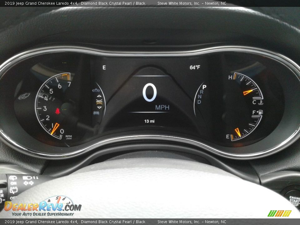 2019 Jeep Grand Cherokee Laredo 4x4 Diamond Black Crystal Pearl / Black Photo #21