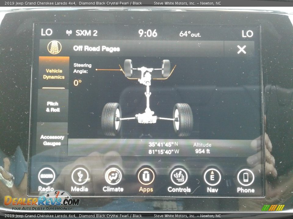 2019 Jeep Grand Cherokee Laredo 4x4 Diamond Black Crystal Pearl / Black Photo #30