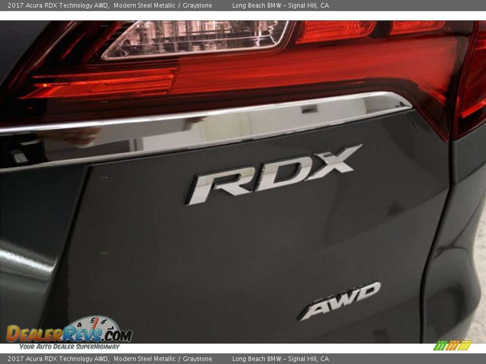 2017 Acura RDX Technology AWD Modern Steel Metallic / Graystone Photo #7