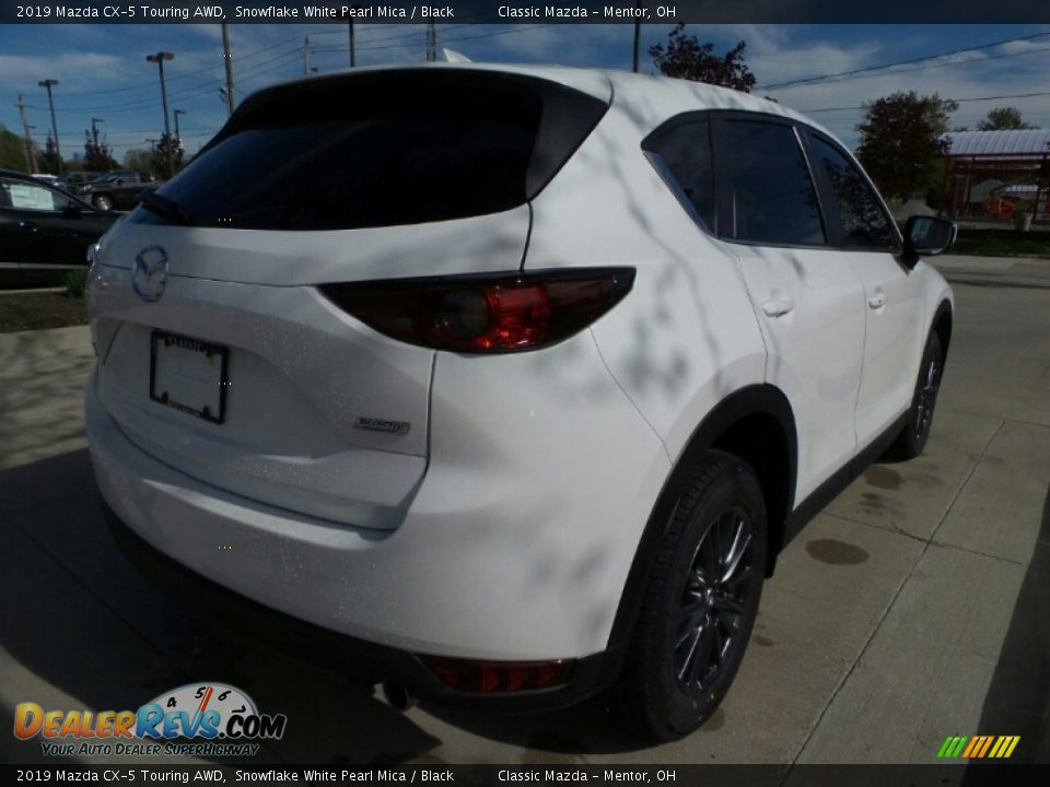 2019 Mazda CX-5 Touring AWD Snowflake White Pearl Mica / Black Photo #7