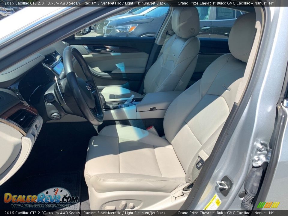 2016 Cadillac CTS 2.0T Luxury AWD Sedan Radiant Silver Metallic / Light Platinum/Jet Black Photo #11