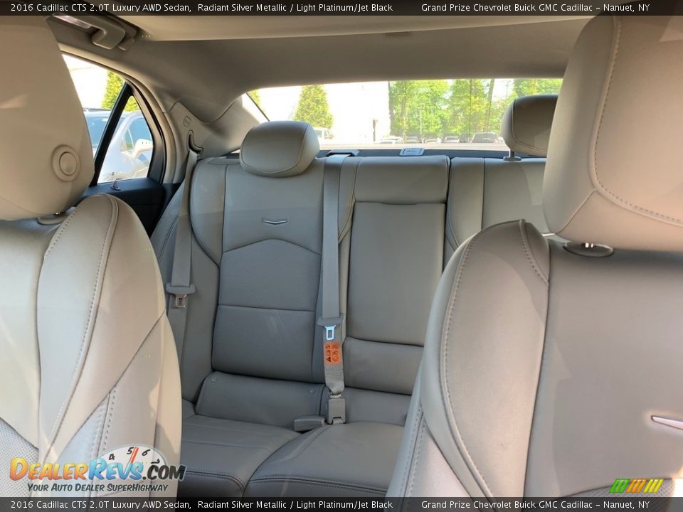 2016 Cadillac CTS 2.0T Luxury AWD Sedan Radiant Silver Metallic / Light Platinum/Jet Black Photo #12