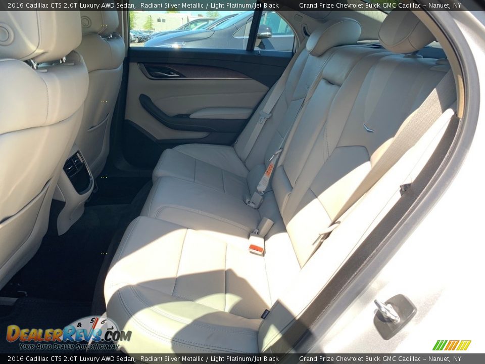 2016 Cadillac CTS 2.0T Luxury AWD Sedan Radiant Silver Metallic / Light Platinum/Jet Black Photo #13