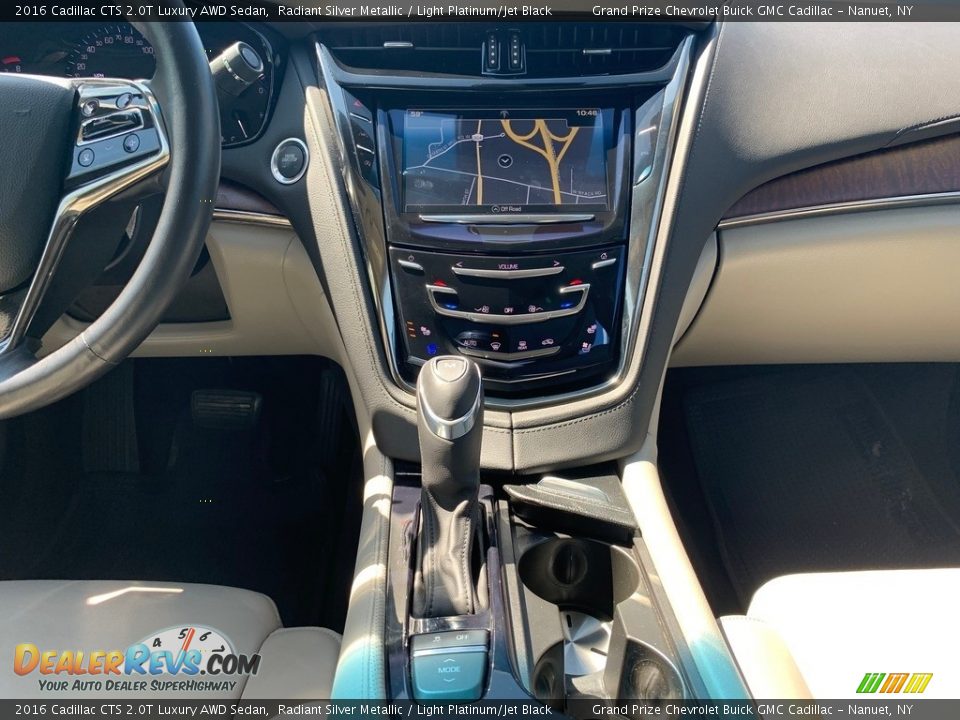 2016 Cadillac CTS 2.0T Luxury AWD Sedan Radiant Silver Metallic / Light Platinum/Jet Black Photo #16