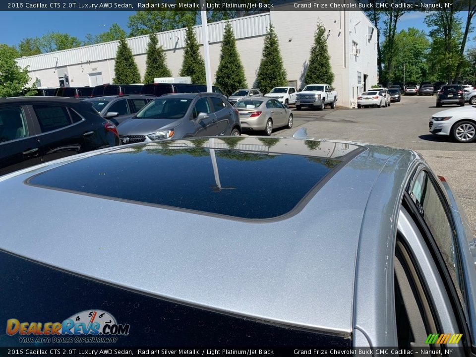 2016 Cadillac CTS 2.0T Luxury AWD Sedan Radiant Silver Metallic / Light Platinum/Jet Black Photo #21