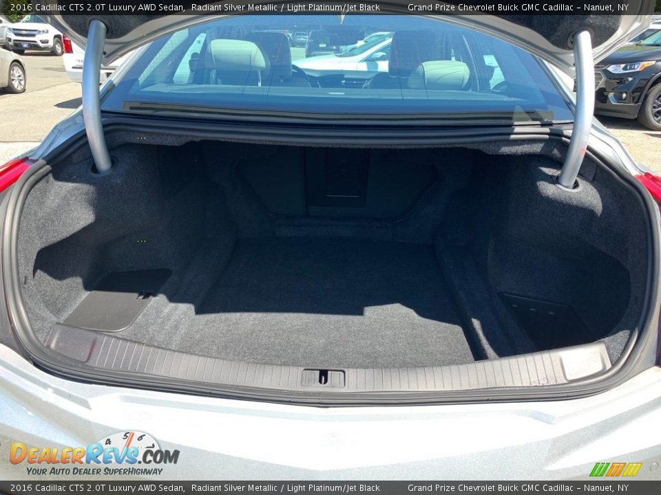2016 Cadillac CTS 2.0T Luxury AWD Sedan Radiant Silver Metallic / Light Platinum/Jet Black Photo #22