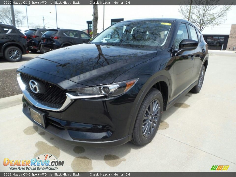 2019 Mazda CX-5 Sport AWD Jet Black Mica / Black Photo #3