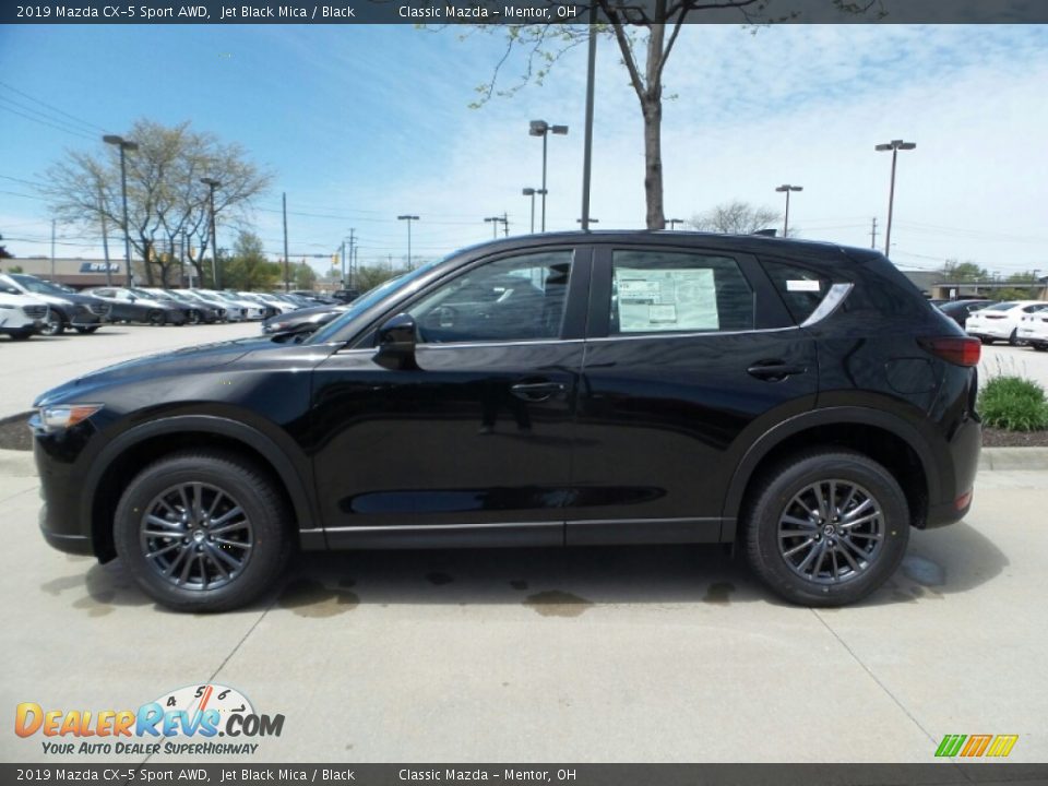 2019 Mazda CX-5 Sport AWD Jet Black Mica / Black Photo #4