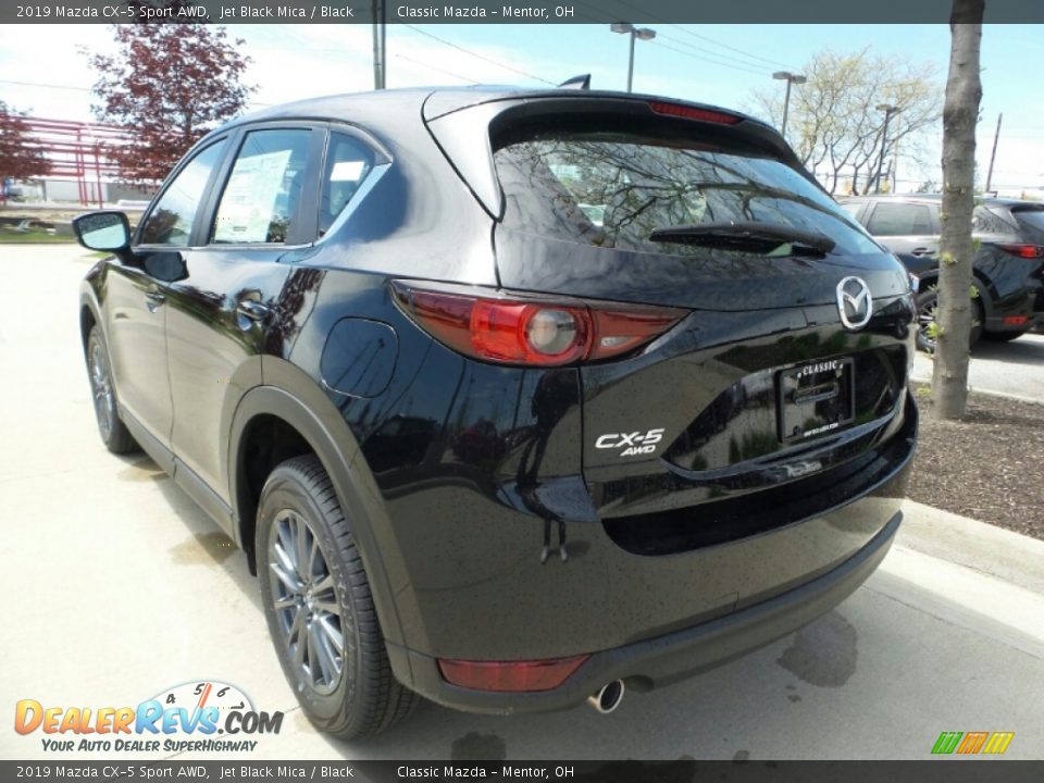 2019 Mazda CX-5 Sport AWD Jet Black Mica / Black Photo #5