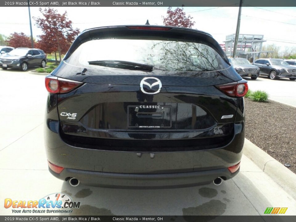 2019 Mazda CX-5 Sport AWD Jet Black Mica / Black Photo #6