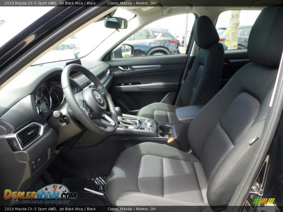 2019 Mazda CX-5 Sport AWD Jet Black Mica / Black Photo #8